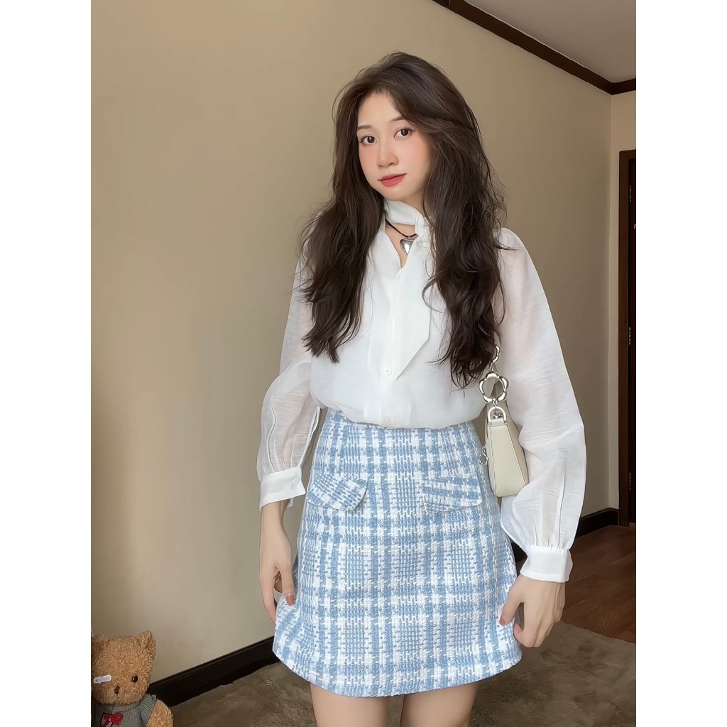 ÁO SƠ MI TƠ MẶC 3 KIỂU