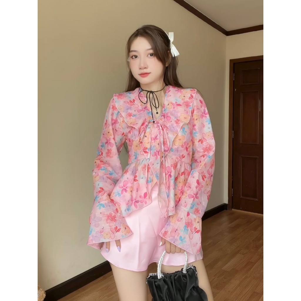 ÁO BLOUSE SOLID SWEET