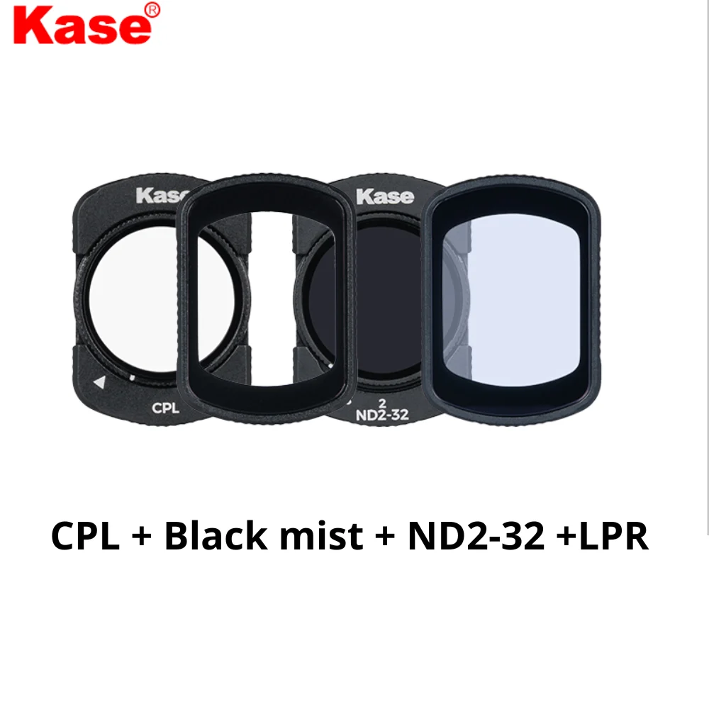 Bộ Kính lọc Kase Filter DJI osmo pocket 3&4 4 in 1 Filter Chính Hãng