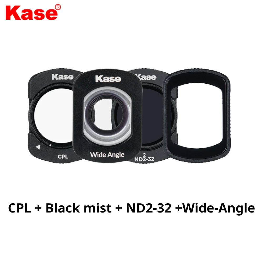 Bộ Kính lọc Kase Filter DJI osmo pocket 3&4 4 in 1 Filter Chính Hãng