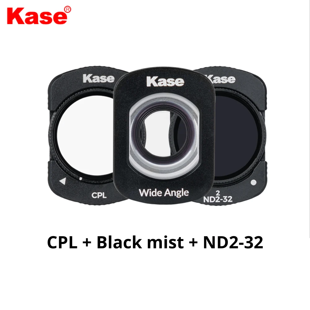Bộ Kính lọc Kase Filter DJI osmo pocket 3&4 4 in 1 Filter Chính Hãng