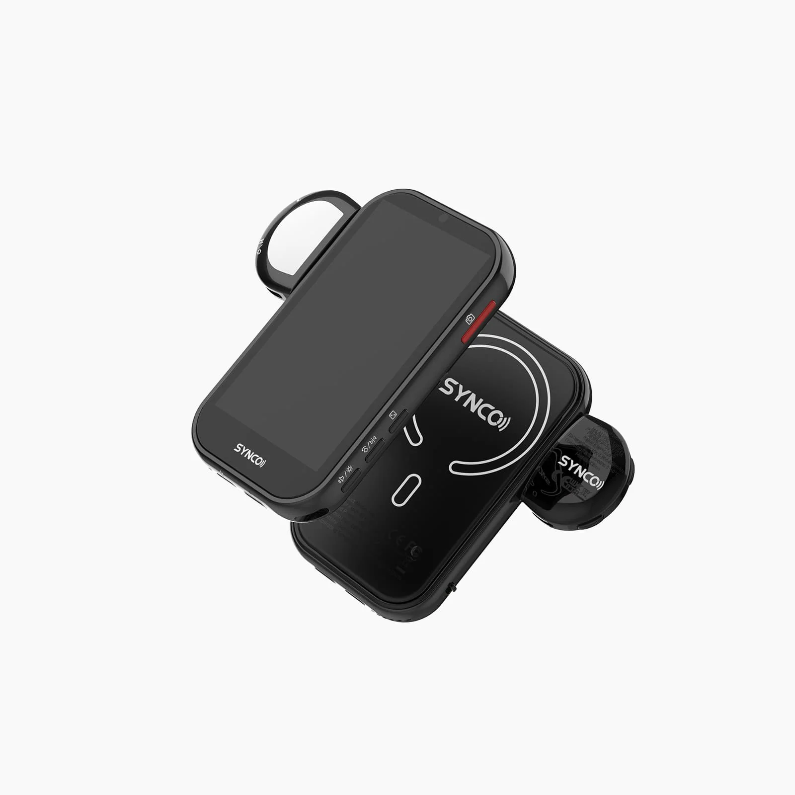 SYNCO XView M4 AI Smart Phone Monitor, AI Gesture Control, Built-In Fill Light, 4K Wired Display, WiFi-Free Connection, Magnetic Mount, 10m Bluetooth Shutter