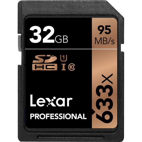 Thẻ nhớ SDHC Lexar 32GB 633x Professional 95MB/s