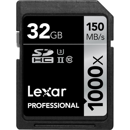 Thẻ nhớ SDHC Lexar 32GB 1000x Professional UHS-II U3 150MB/s