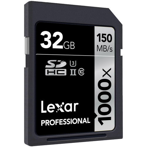 Thẻ nhớ SDHC Lexar 32GB 1000x Professional UHS-II U3 150MB/s