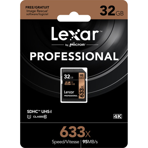 Thẻ nhớ SDHC Lexar 32GB 633x Professional 95MB/s