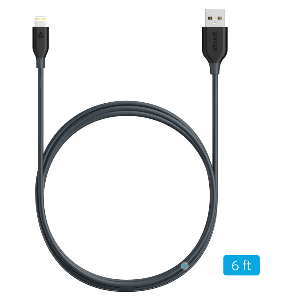 CÁP LIGHTNING ANKER POWERLINE - DÀI 1.8M