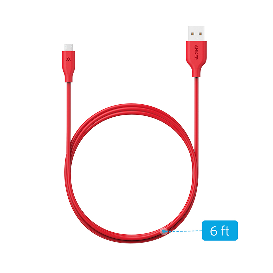 CÁP MICRO USB ANKER POWERLINE - DÀI 1.8M