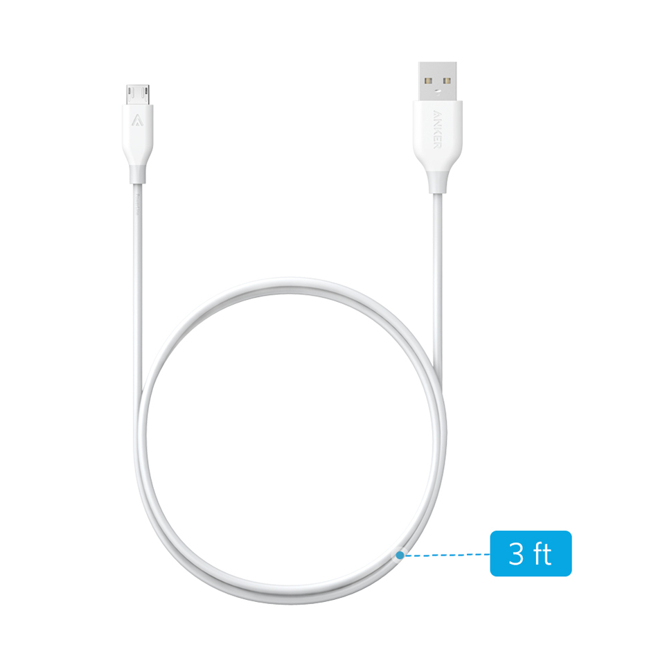 CÁP MICRO USB ANKER POWERLINE - DÀI 0.9M