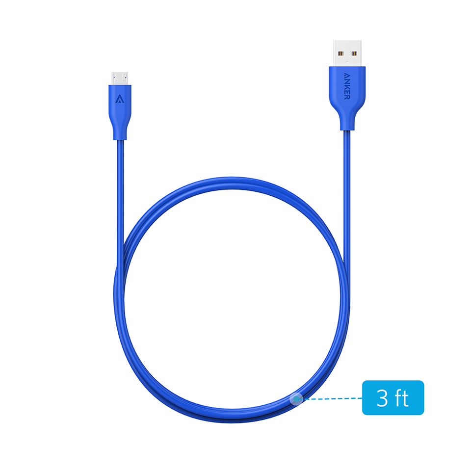 CÁP MICRO USB ANKER POWERLINE - DÀI 0.9M