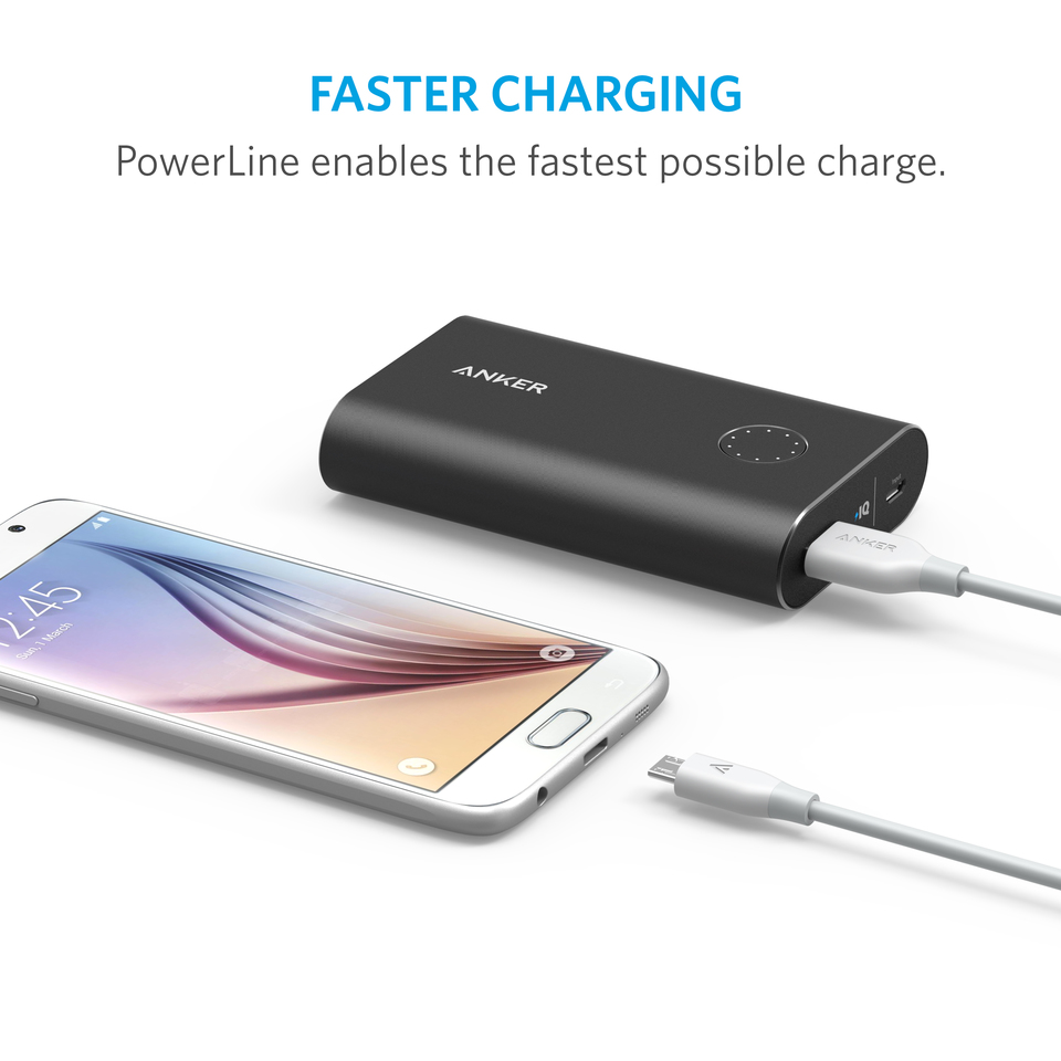 CÁP MICRO USB ANKER POWERLINE - DÀI 0.9M