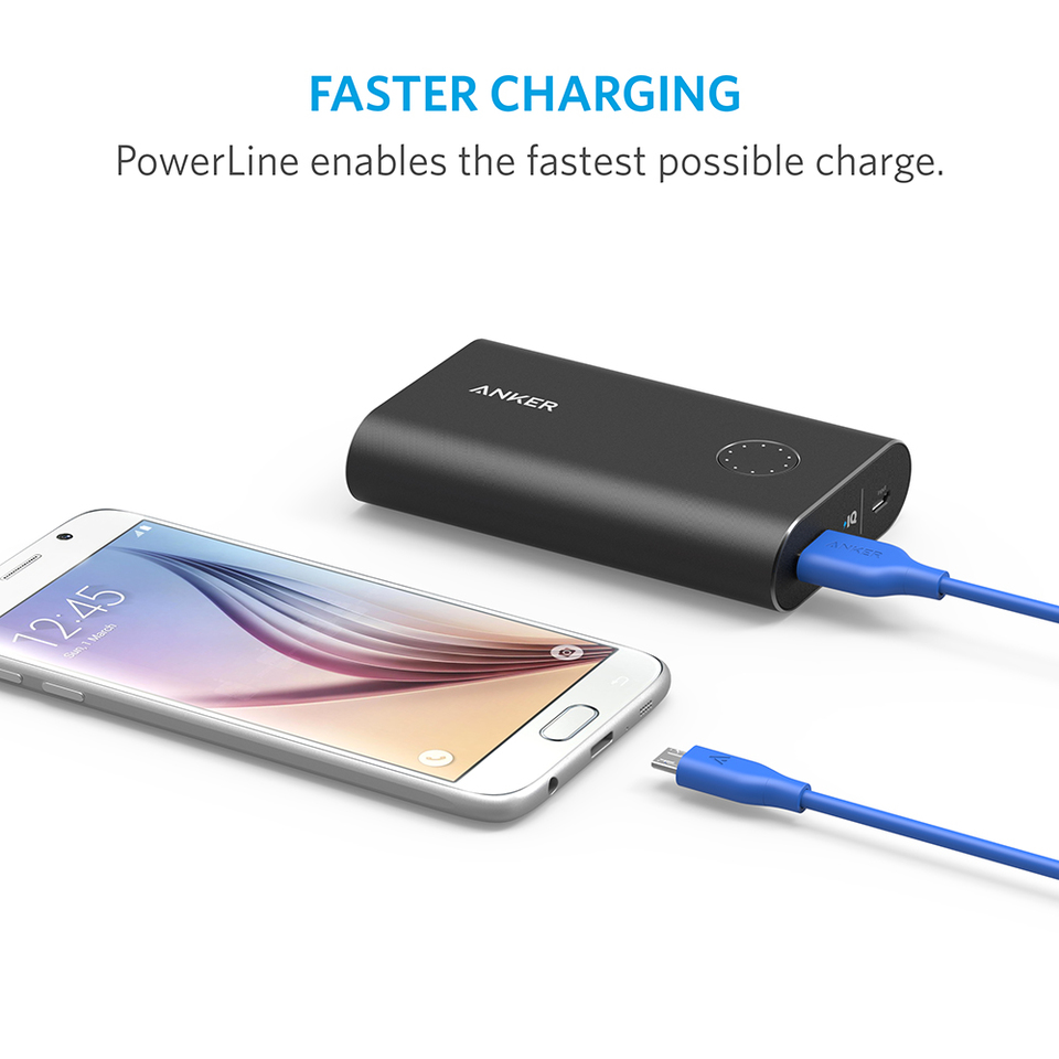 CÁP MICRO USB ANKER POWERLINE - DÀI 1.8M