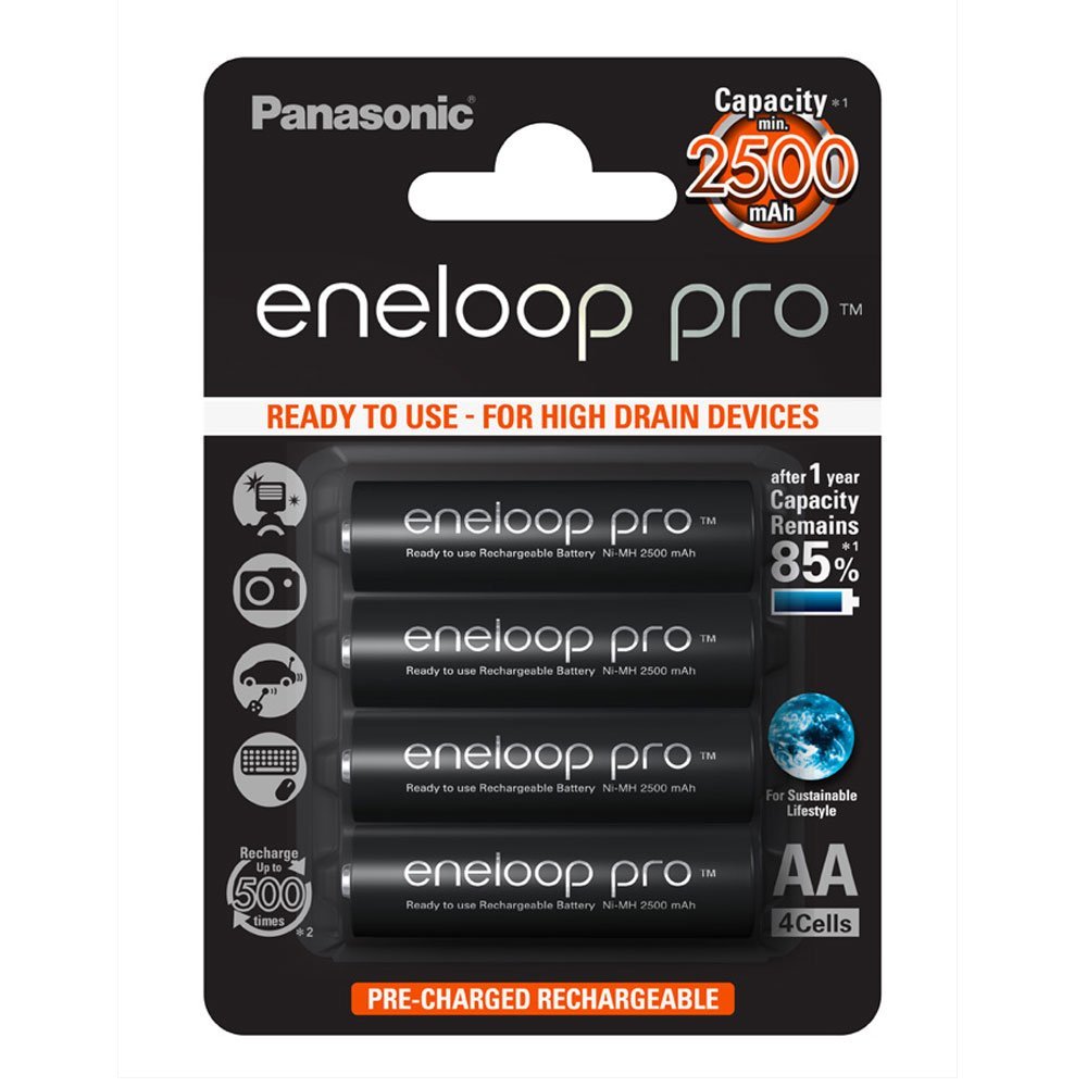 Pin ENELOOP PRO AA 2500mAh - Thế hệ thứ 4 - Mã Pin BK-3HCDE