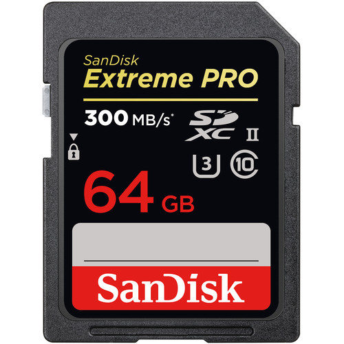Thẻ nhớ Sandisk SDXC Extreme Pro 64GB 300MB/s UHS-II U3