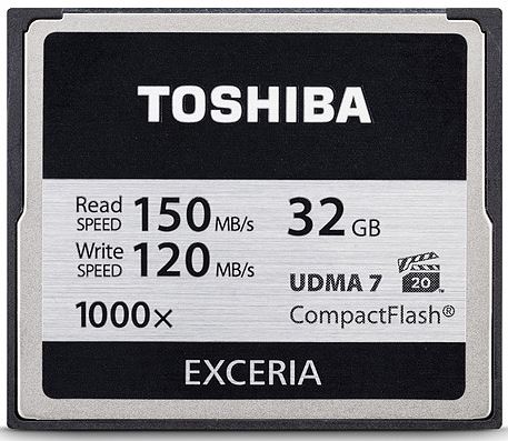 Thẻ nhớ CF Toshiba Exceria 32GB 1000X