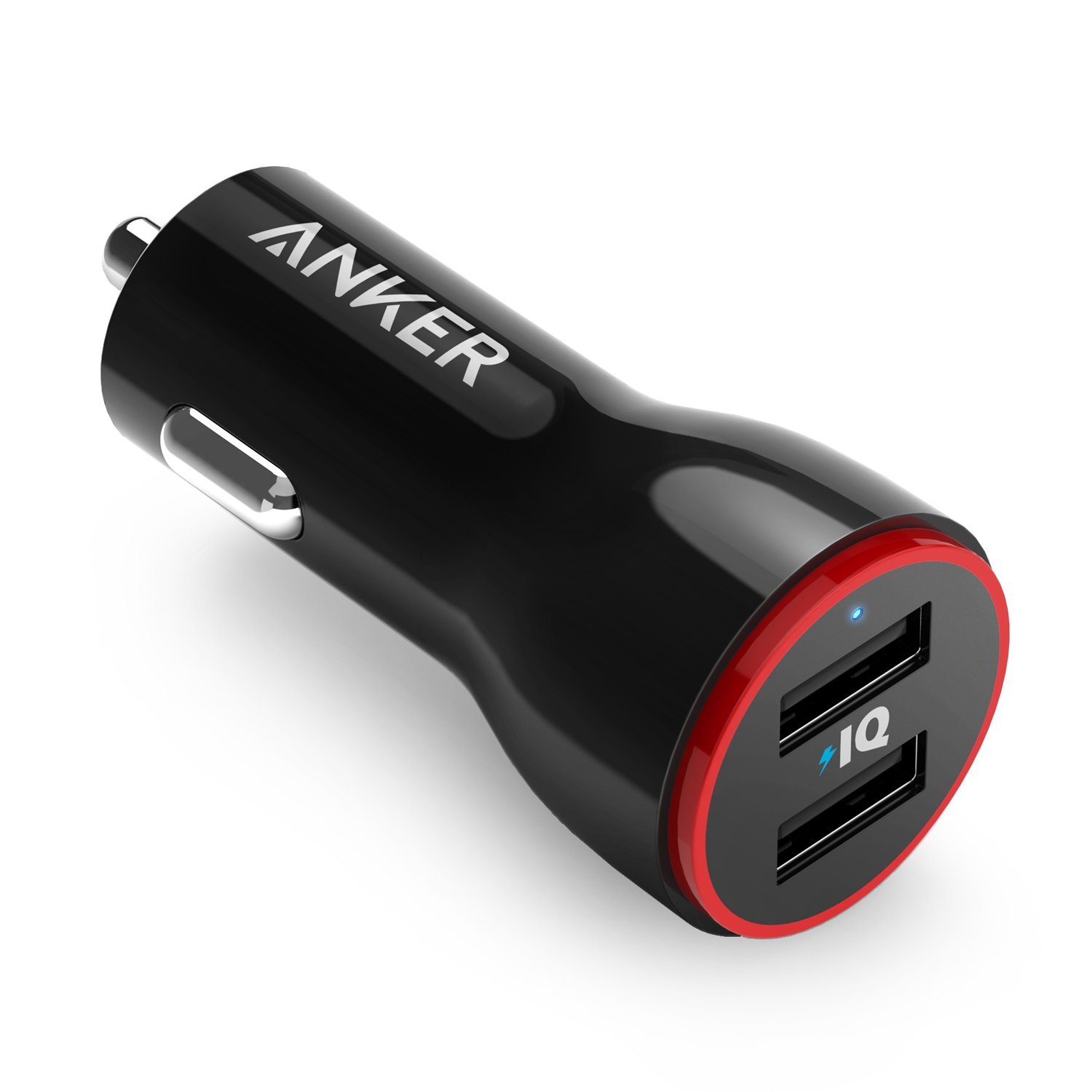 Sạc xe hơi 2 cổng Anker PowerDrive 2 24W / 4.8A- Màu Đen