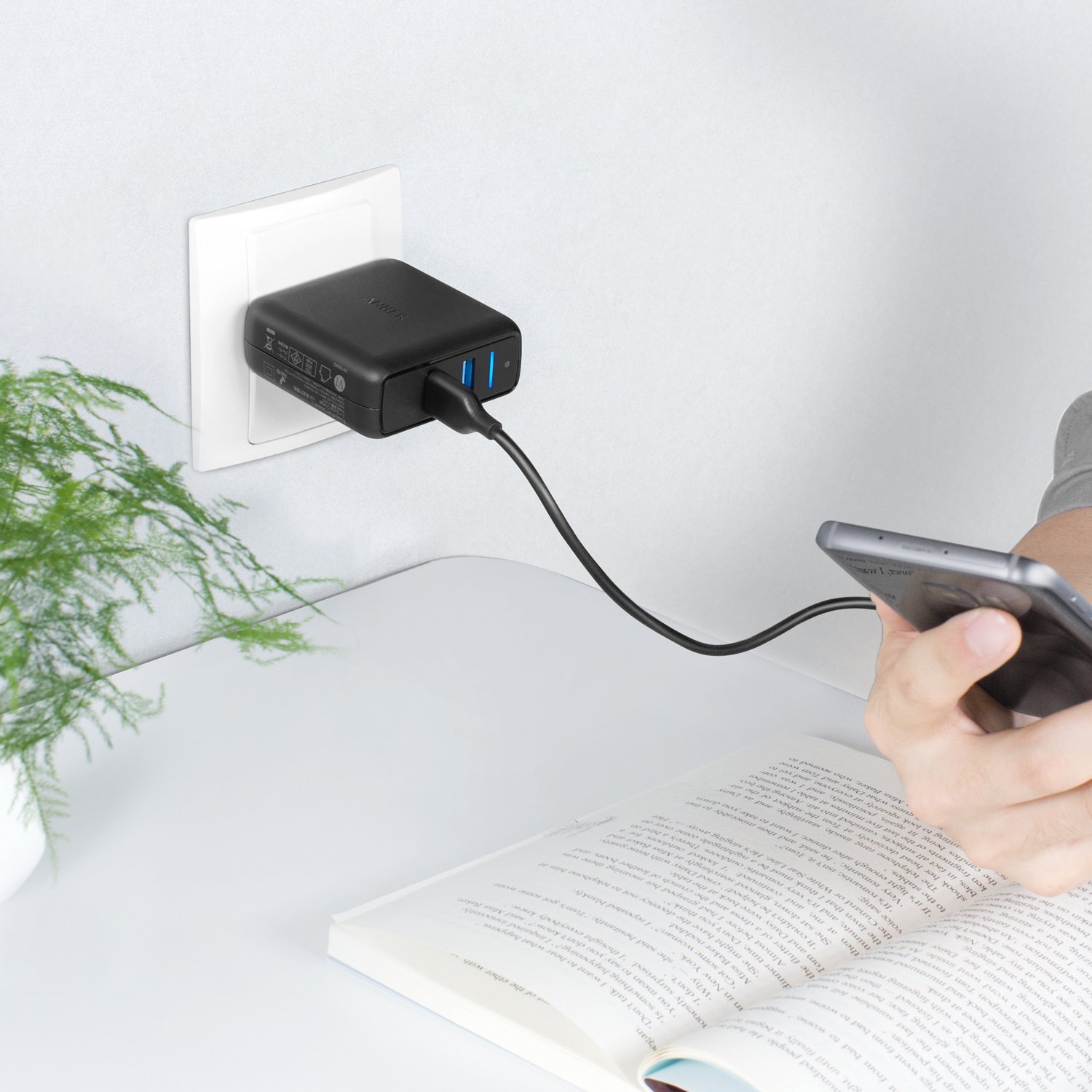 Sạc Anker Poweport Speed 2, 39w, Sạc nhanh Quick Charge 3.0 - A2025