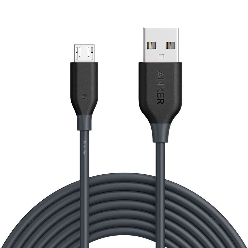 Cáp MicroUSB Anker PowerLine - Dài 3m - 3 mét