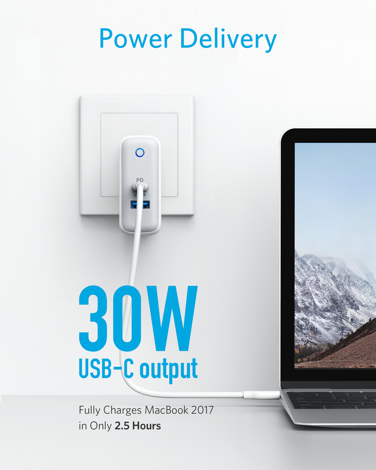 Sạc Anker PowerPort II PD 49.5W (1 PD và 1 IQ 2.0)