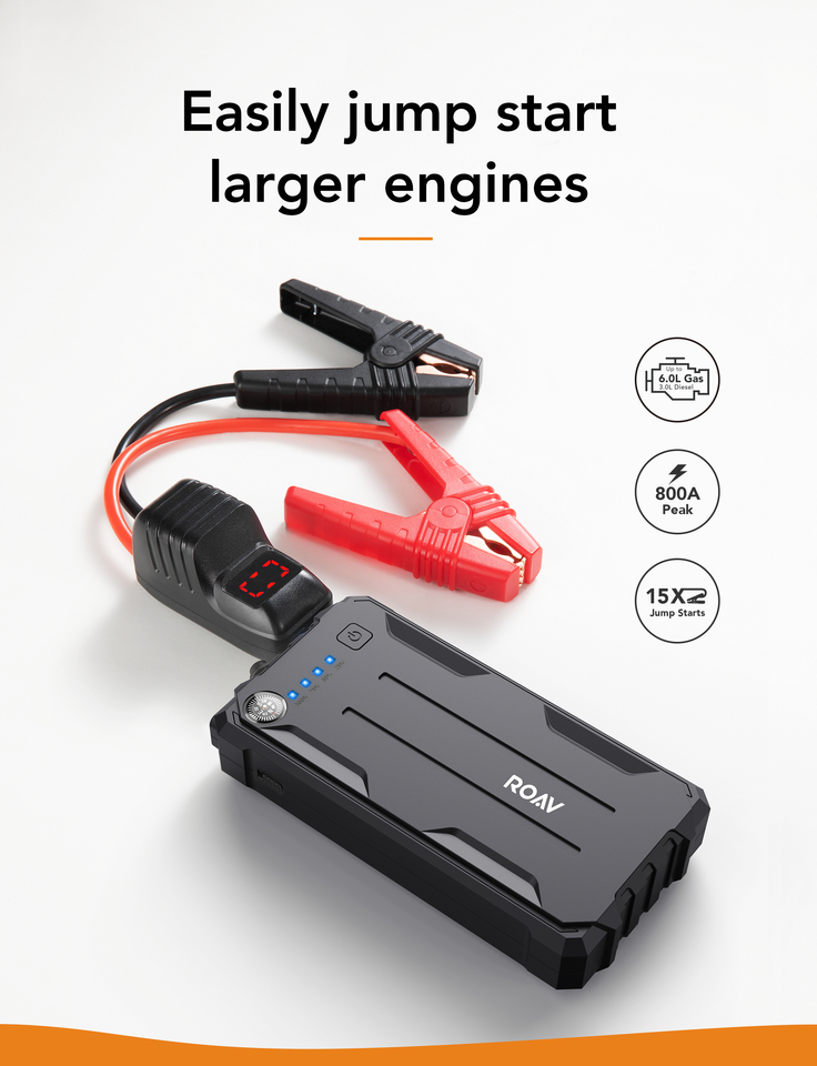 Pin Dự Phòng Anker Roav Jump Starter Pro 800A, kiêm kích nổ ô tô