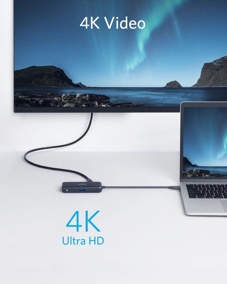 Bộ chuyển đổi Anker cổng USB-C 3 in 1 - A8335