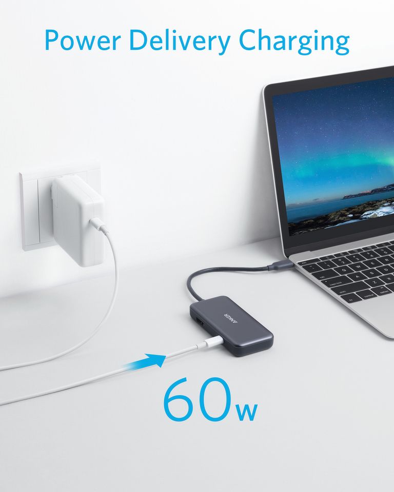 Bộ chuyển đổi Anker cổng USB-C 3 in 1 - A8335