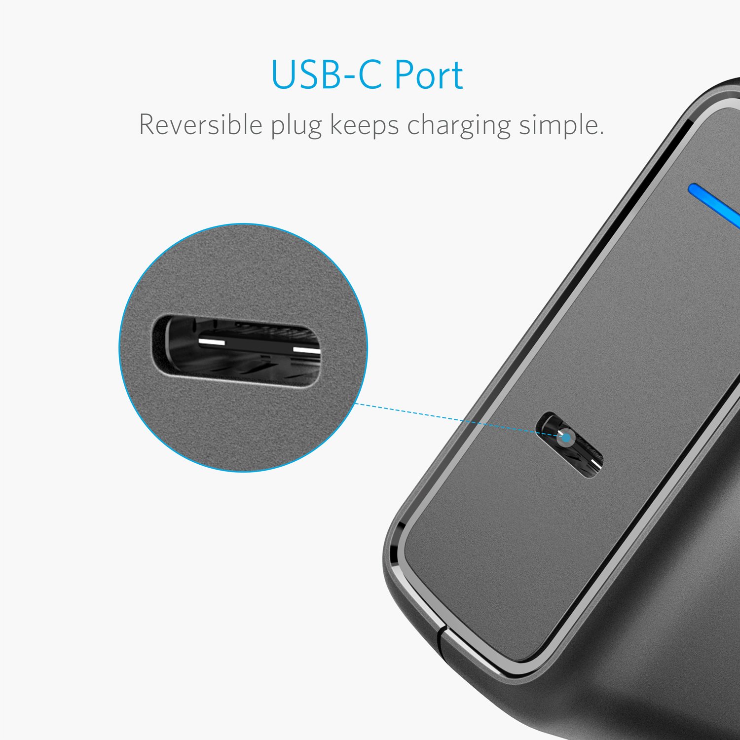 Sạc Anker PowerPort Speed 1 USB-C, 60w