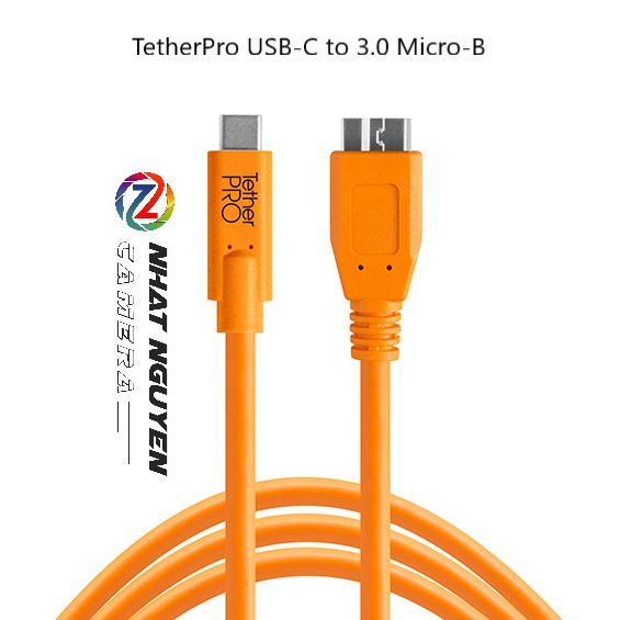 Dây Tether Tools - TetherPro USB-C to 3.0 Micro-B - Dài 4.6m (15' )