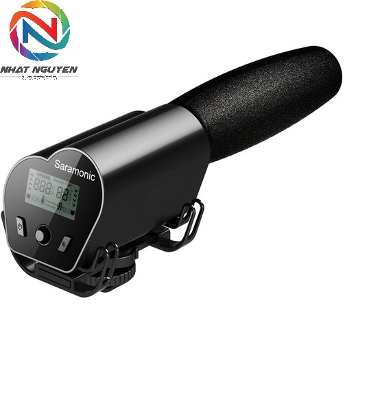 Saramonic Vmic Recorder On-camera Shotgun Microphone with LCD monitor for DSLR Camera/Camcorder