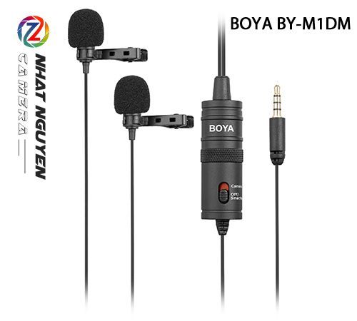 BOYA BY-M1DM - Micro cài áo BOYA dùng cho điện thoại ... - Mic Boya BY M1DM