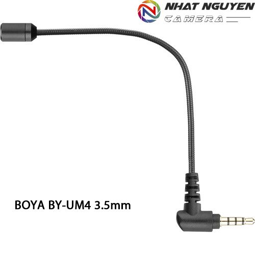 BOYA BY-UM4 - Micro thu âm Boya Jack 3.5 - Mic Boya BY UM4