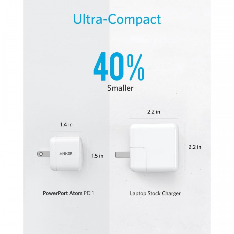 Sạc Anker PowerPort Atom PD 1, 30w - A2017