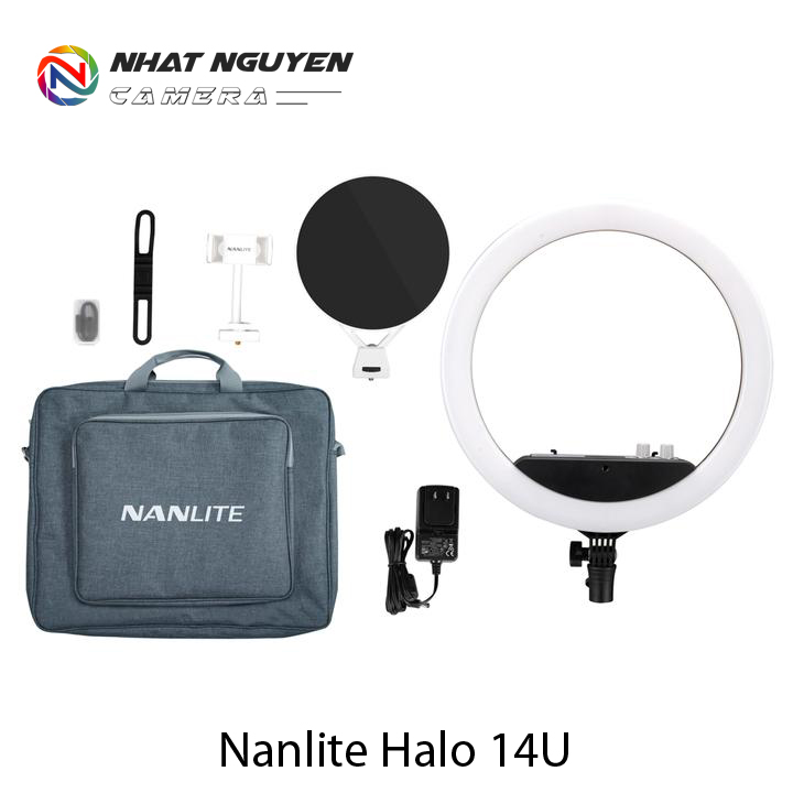 Đèn Led tròn NANLite Halo 14U LED Ring Light - Kèm Pin