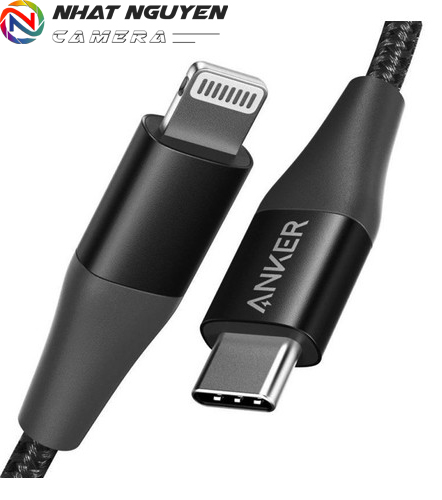 Cáp USB-C to Lightning 0.9m Anker PowerLine+ II A8652