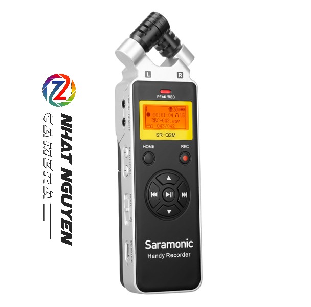 Máy ghi âm Stereo XY Saramonic SR Q2M - Máy ghi âm Saramonic SR-Q2M