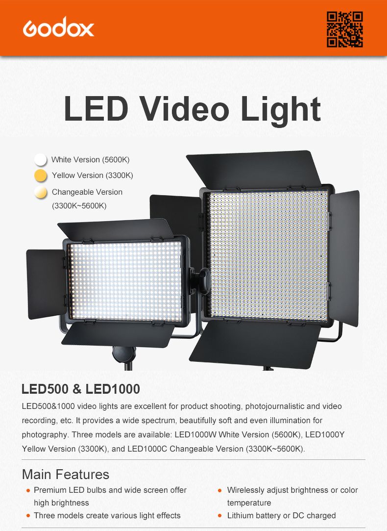 Đèn Led Godox 1000w - 1000c