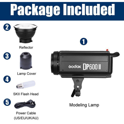 Godox DP600 II - Đèn Godox DP600II Flash Studio - Bảo hành 12 tháng