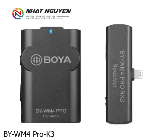 BY-WM4 PRO K3 - Micro không dây Boya BY WM4 PRO K3 - Bảo hành 12 tháng