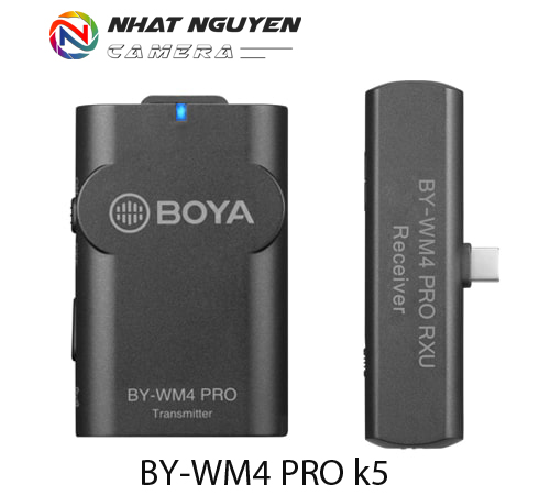 BY-WM4 PRO K5 - Micro không dây Boya BY WM4 PRO K5 - Bảo hành 12 tháng