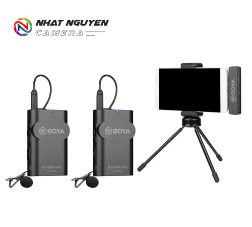 BY-WM4 PRO K6 - Micro không dây Boya BY WM4 PRO K6 cổng Type C ( 2 phát 1 nhận) - Bảo hành 12 tháng