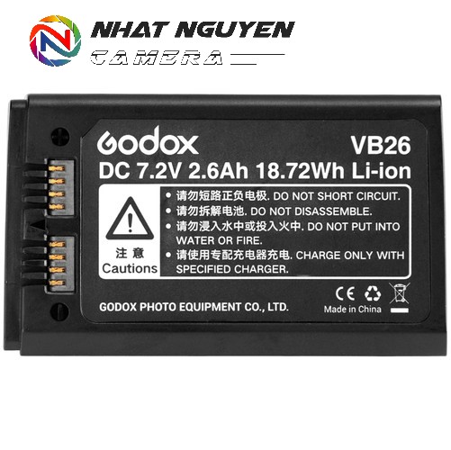 Pin Godox V1 - Pin zin VB26 cho Godox V1 / V860III