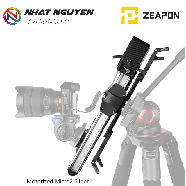 Zeapon Slider - Motorized Micro 2 Slider KIT - Slider Micro 2 kèm Motor và chân đế EasyLock 2 kèm đầu Ball Head Bundle