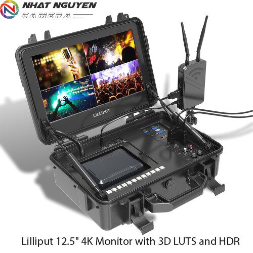 Màn hình Lilliput 12.5 Inch 4K kèm 3D LUTS và HDR / Monitor Lilliput BM120-4KS