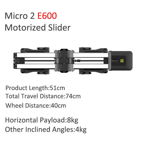 Zeapon Slider - Motorized Micro 2 E600 Slider - Micro 2 E600 Kèm Motor ( Bảo hành 12 tháng)