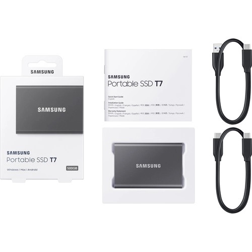 Ổ cứng 500GB SSD T7 - Ổ cứng di động T7 SSD Samsung 500GB (Non Touch)