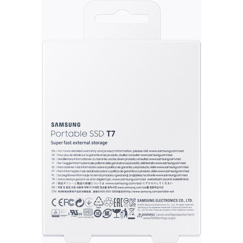 Ổ cứng 2TB SSD T7 - Ổ cứng di động Samsung T7 SSD 2TB (Non Touch)