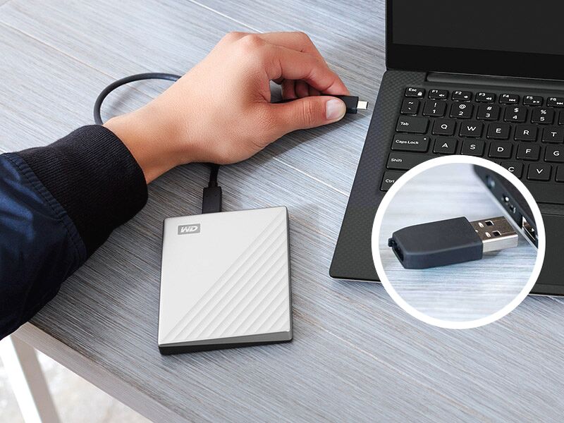 Ổ cứng WD My Passport Ultra cổng USB-C - 4TB