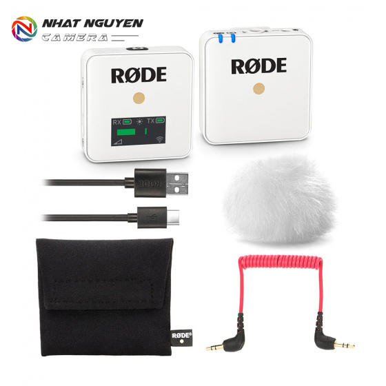 Mic cài áo RODE WireLess GO - Màu Trắng - Micro thu âm không dây RODE - Bảo Hành 12 Tháng