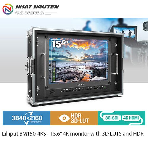 Màn Hình Lilliput BM150-4KS - Lilliput 15.6 inch 4K monitor kèm 3D LUTS ...