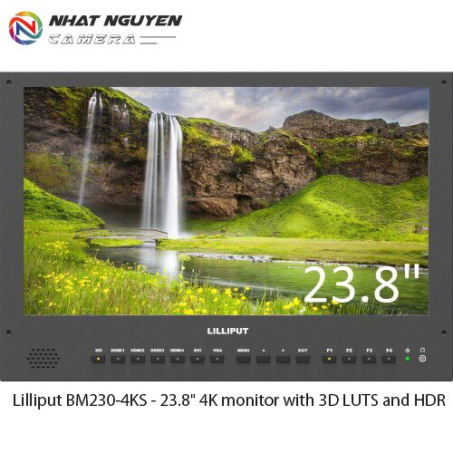 Màn Hình Lilliput BM230-4KS - Lilliput 23.8 inch 4K monitor kèm 3D LUTS và HDR